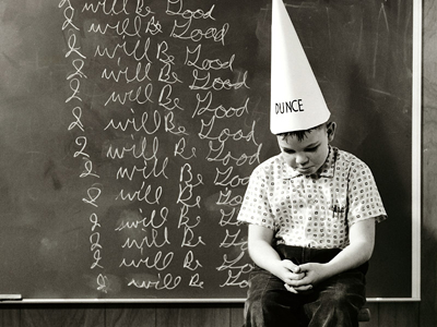 Words that you hate when people say / over use them Dunce-cap