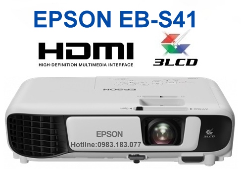 Thiết bị nghe nhìn: Máy chiếu Epson EB-S41 mới nhất hiện nay May-chieu-epson-eb-s41