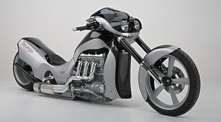 Tunning moto Rocket3chopper