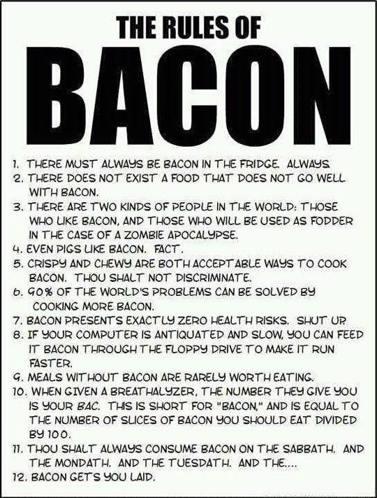 The Rules of Bacon Rulesofbacon