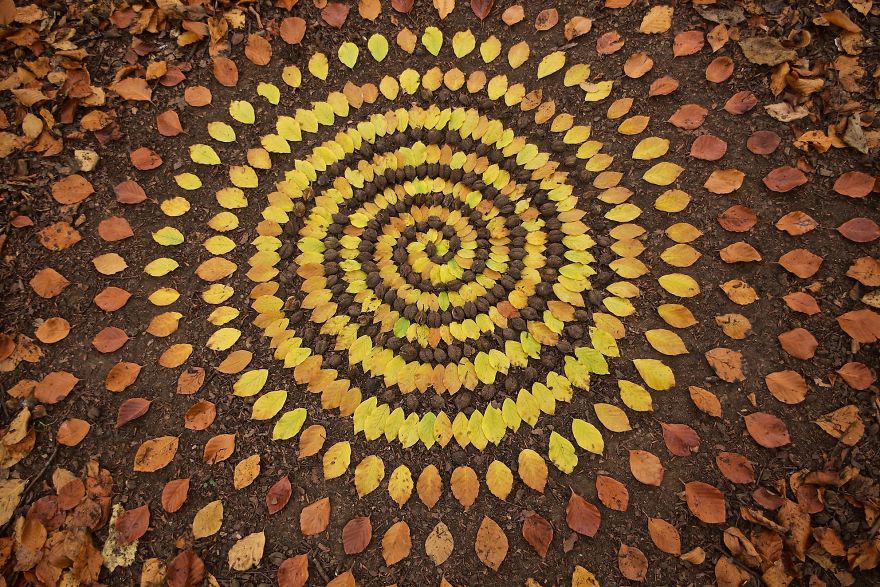 Artist Spends Hours Creating Natural Mandalas, And He’s Hoping You Will Find Them James-Brunt-Nature-Mandalas-4