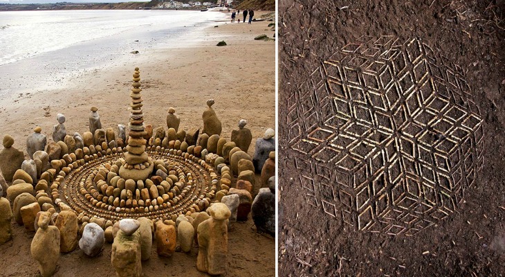 Artist Spends Hours Creating Natural Mandalas, And He’s Hoping You Will Find Them Natural-Mandalas-1