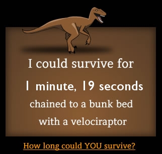 How long could you survive chained to a bunk bed with a velo 14_1_minute_19_seconds