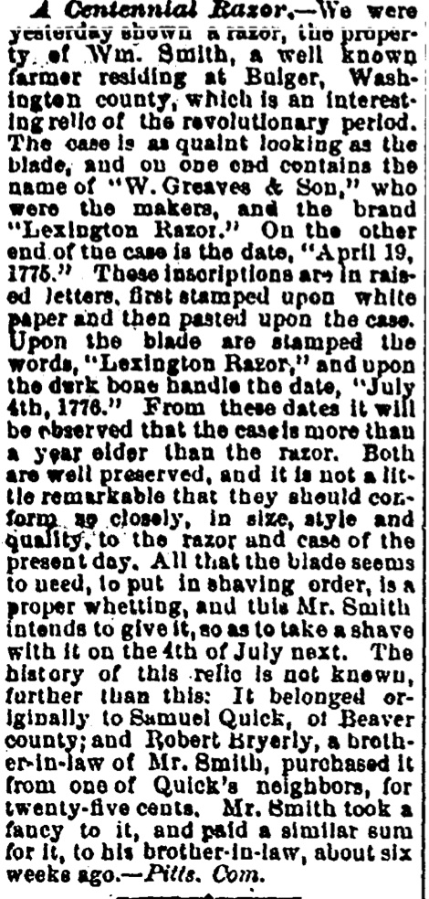 SAC... Et ça continue, encore et encore... - Page 2 LexingtonRazor-June-26-1876-Washington-PA