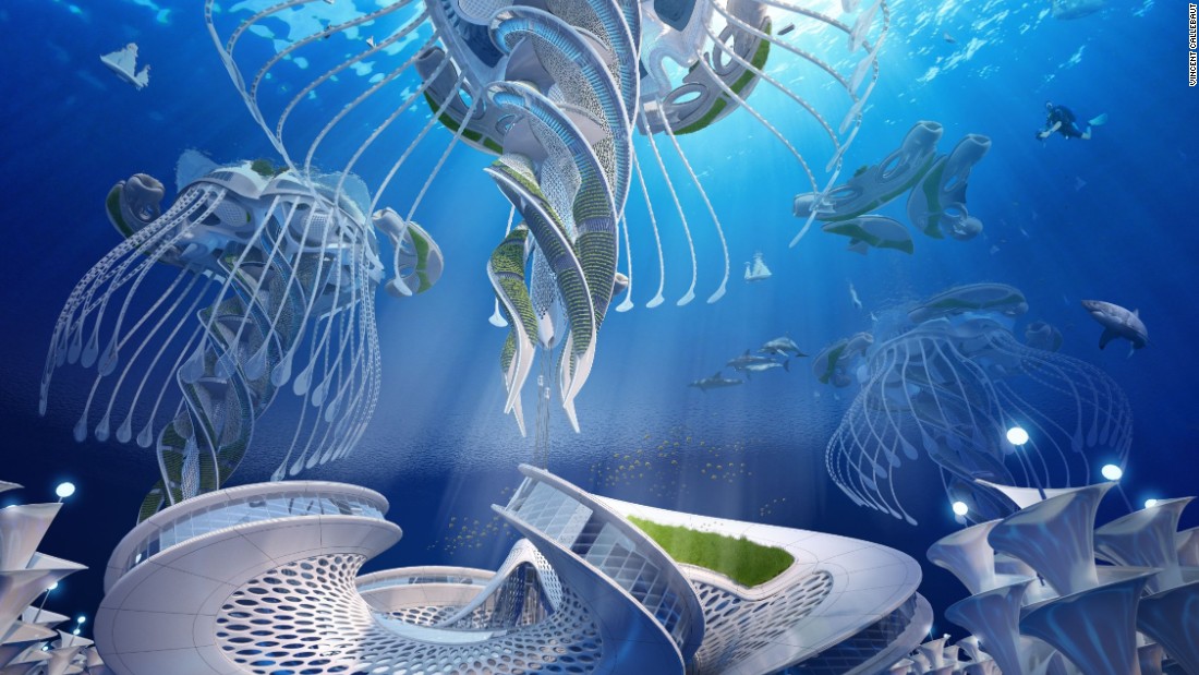 This Architect Designed A Self-Sustaining Underwater Eco-Village 3O