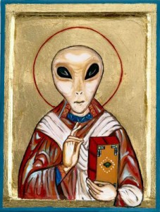 Do You Have Rh Negative Blood? New Theory Suggests Your DNA Doesn’t Come From Earth Alien-jesus-227x300