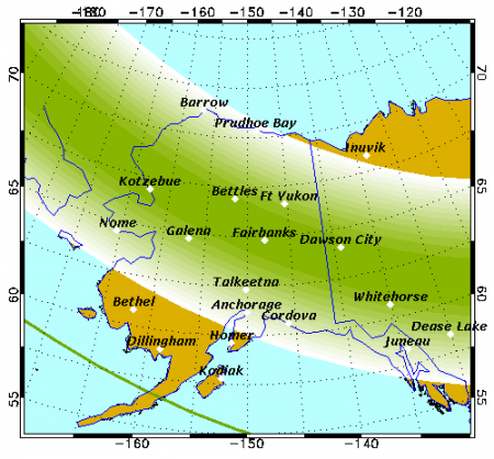 CME impacto genera auroras maravillosas Alaska_4-e1322530224210