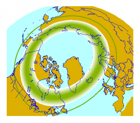 CME impacto genera auroras maravillosas World_4-e1322530549111