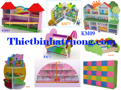 Tủ kệ mầm non giá rẻ màu sắc đa dạng phong phú 1375927627_tukemamnon