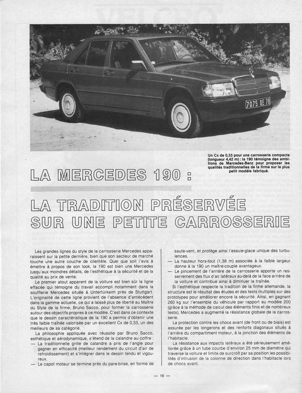 W201 - Une vraie petite Mercedes - Page 2 RTC_92_1984_W201-1