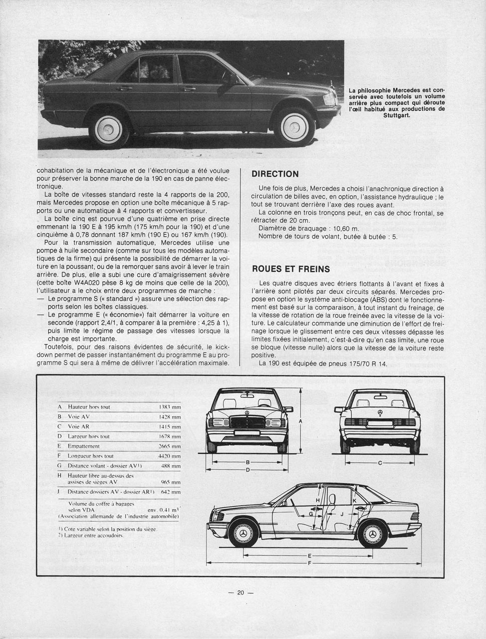 W201 - Une vraie petite Mercedes - Page 2 RTC_92_1984_W201-3