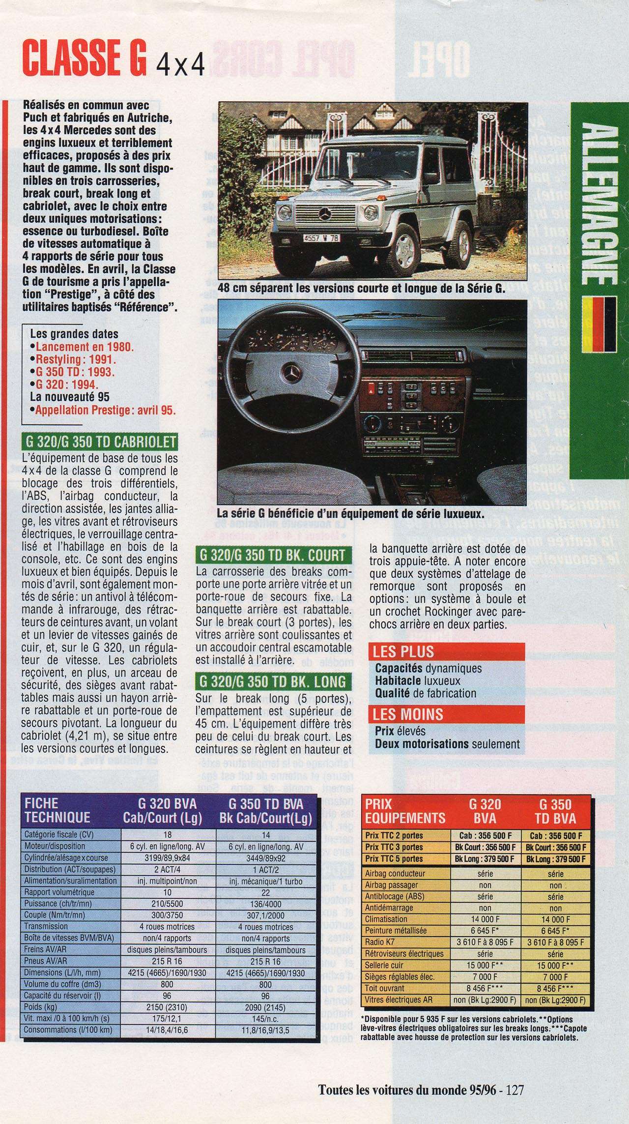 [Doc] Automobile Magazine 95/96 (W461) Automag95-96p127_w461
