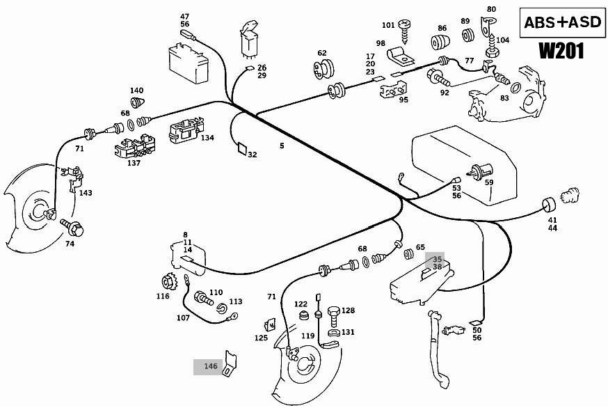 [Tuto] Depose/Démontage/Changement capteur ABS sur 190E (W201) W201_abs-asd