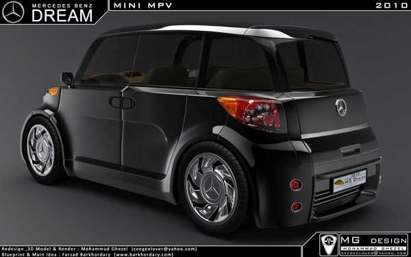 Mercedes-Benz Dream Mini MPV Concept (2010) Mercedes-Benz-Dream-Mini-MP-02