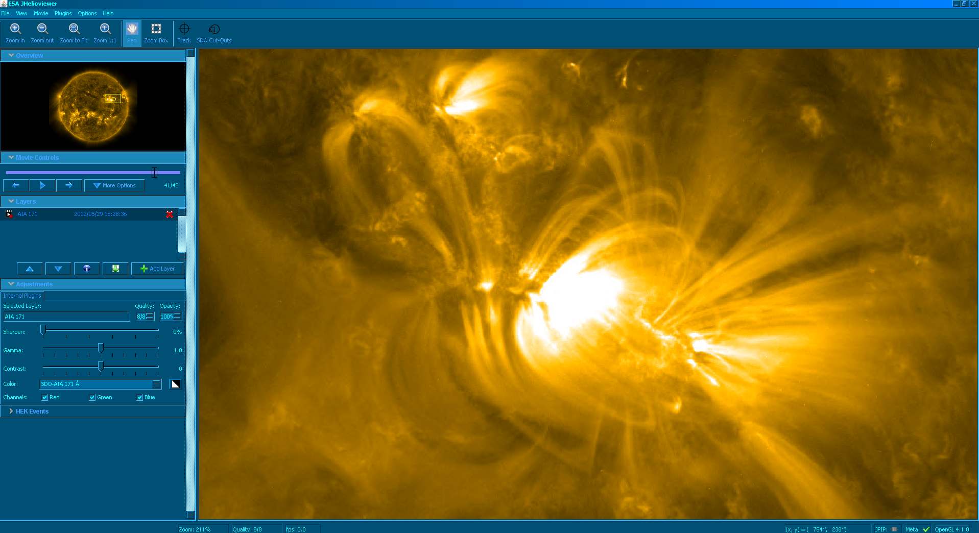 La Tête dans les étoiles ... - Page 2 JHelioviewer02