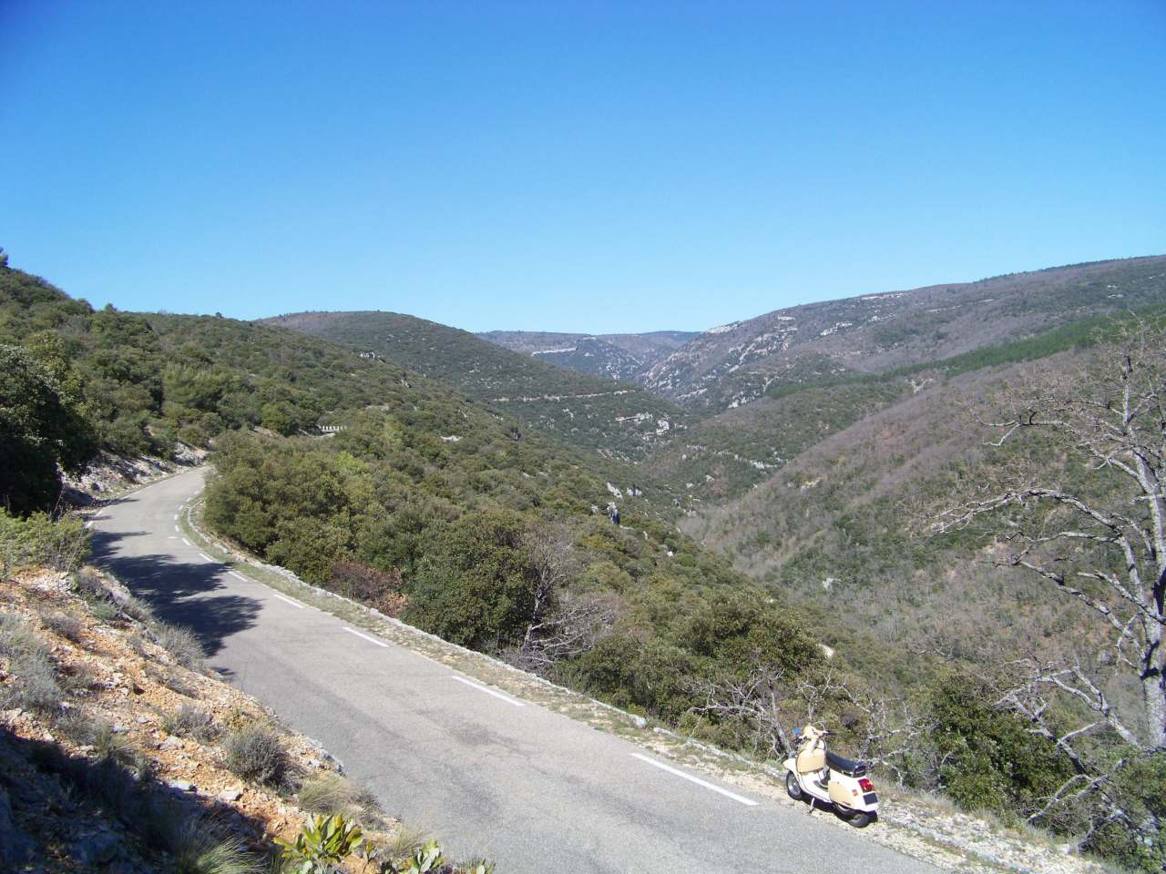 [Balade] Les Gorges de la Nesque en Vespa, en quête d'une Blonde ... Vespa-pk-nesque-14