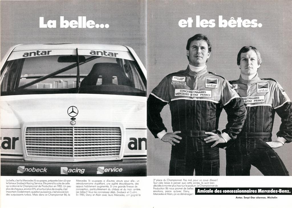 [Photos] Publicité Mercedes-Benz - tous modèles   - Page 2 Pub-Mercedes-1986