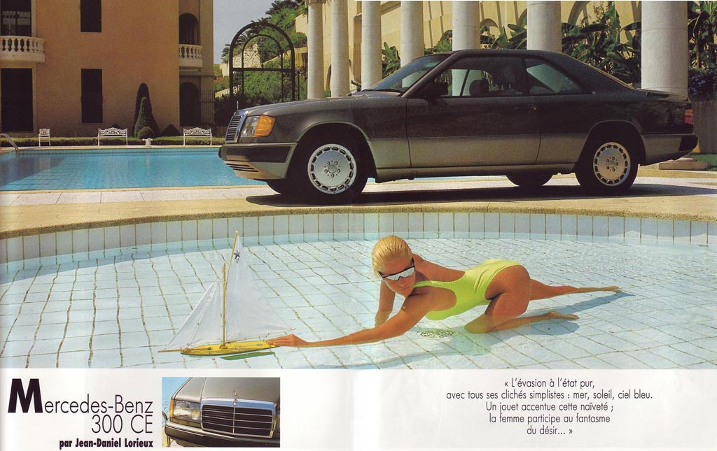 [Photos] Publicité Mercedes-Benz - tous modèles   Affiche_pub300ce
