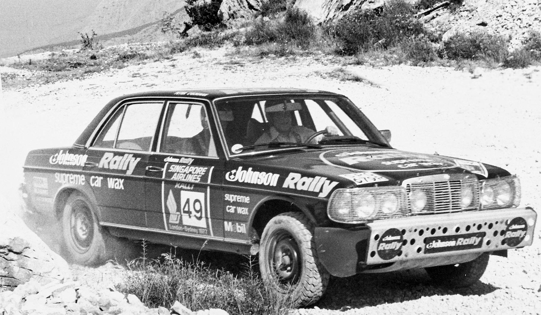 Mercedes en Rallye tous modèles W123-280_sid77