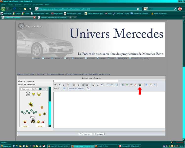 [Tuto] Comment poster une Vidéo sur le forum Cpuv03