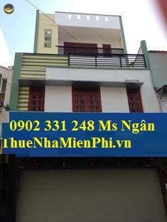 Nhà cho thuê nguyên căn Đường: Đông Hồ, P. 8, Q. Tân Bình. 1583qtb