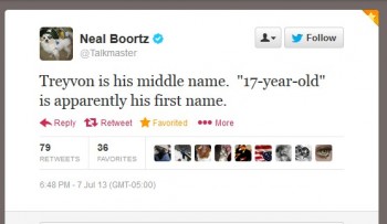 Some of Neal Boortz's Tweets on the Zimmerman trial F6dbc7265444550