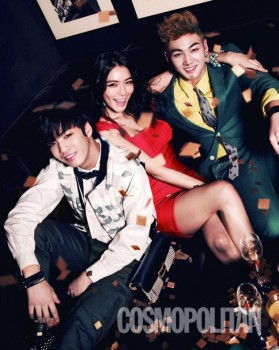 [TRAD/PICS]  NU'EST, Son Dam Bi, Kahi, After School e Hello Venus posaram para a edição do Dia dos Namorados da 'Cosmopolitan' Dd46c8233243948