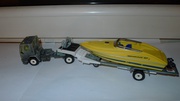 Ford Cargo Anhänger Motorboot siku 2543 A 613691293134814