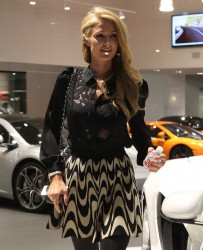 Paris Hilton - at McLaren dealership in Beverly Hills 1/9/14 316aed300281764