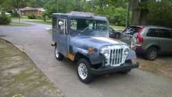 Some guys wives buy Coach Purses, Jewelry and Shoes....Mine buys an old postal jeep!  She's a keeper! 7b2c1b324248865