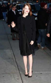 Emma Stone - 'Late Show with David Letterman' in NYC 12/15/1 A609ac373125928