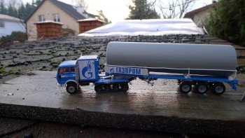 Mercedes Benz BEAR Rohrtransport Газпром siku 2232 1b3931299684145