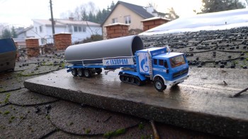 Mercedes Benz BEAR Rohrtransport Газпром siku 2232 Bcda9d299684157