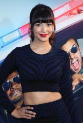 Hannah Simone @ Los Angeles Premiere 'Let's Be Cops' - Augus Aef30b343745462