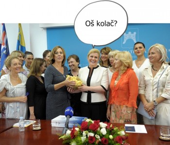 Kolinda obišla obrtnike, pojela sladoled, dobila je i svoj dres 38a34f428976206