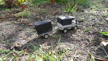 Matchbox Super Kings K-30 Mercedes Unimog and Trailer  290430438611626