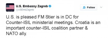 MINISTARSTVO VANJSKIH POSLOVA DEMANTIRALO REUTERS 'Stier će biti na sastanku koji organizira američki ministar obrane' 21def1539510230
