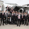 Manchester United depart for UEFA Champions League Final in Rome 25.05.2009 B1088837384748
