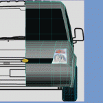 [3D] Ford Transit Connect , first model 75e45040657481