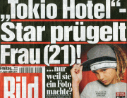 [DE] BILD - La star de Tokio Hotel frappe une femme...juste pour une photo ? A0f28932970521