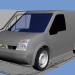 [3D] Ford Transit Connect , first model 967af040676398