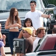 Taylor Lautner on the set of 'Abduction' F0eeab91645826