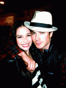 Pictures of Malese Jow with cast members of 'The Vampire Diaries' Ffbc9d80161082