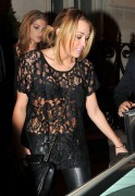 More pics of Ashley and Miley out to dinner in Paris Cef79d96485076