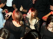 Pics of Ashley and Miley dancing in the VIP room last night   F2807b96639287