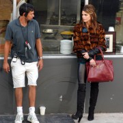 Ashley Greene on the set of LOL 745dfd94885392