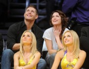 Nov 24, 2010 - Danneel Harris and Jensen Ackles at Lakers Game in Los Angeles 305874108348255