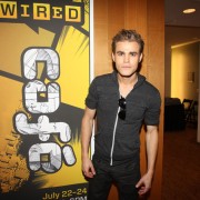 Paul Wesley at the Wired Cafe At Comic-Con  Ecf9c290488084