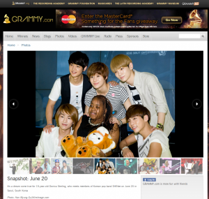 [News] SHINee e Donika Streling aparecem no GRAMMY.com  3c7057198179422