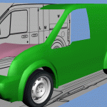 [3D] Ford Transit Connect , first model E1735440564948